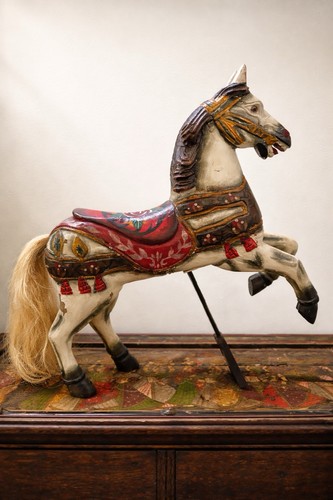 Rare antique hand - hand, painted