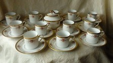 12 LITRON COFFEE CUPS BAVARIAN PORCELAIN WINTERLING GERMANY **