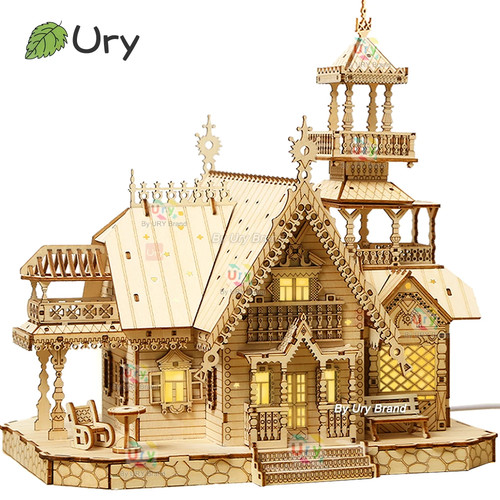 Puzzle bois maison de - puzzle,