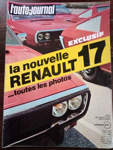 Auto journal renault - l'auto,