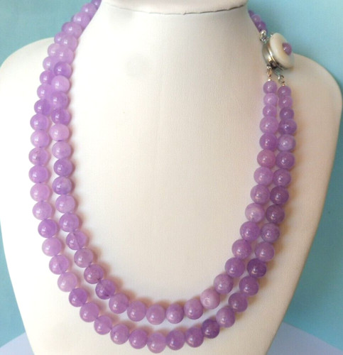 Collier jade lavande de - en, lavande,