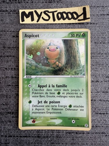 Carte pokémon aspicot 112 - carte, 86/112