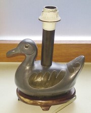 pied de lampe Canard. vintage