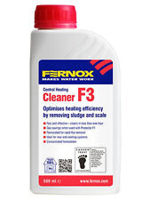 New Fernox Central Heating Cleaner F3 500ml Sludge Debris Remover Free Delivery