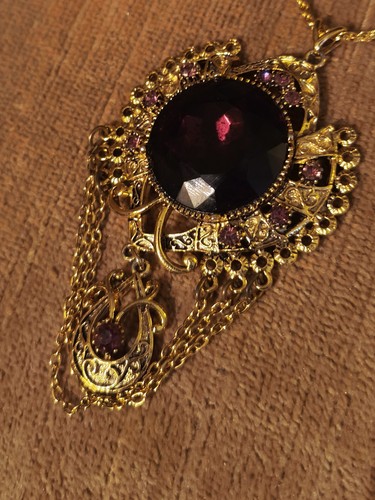 Collier gros médaillon - collier,