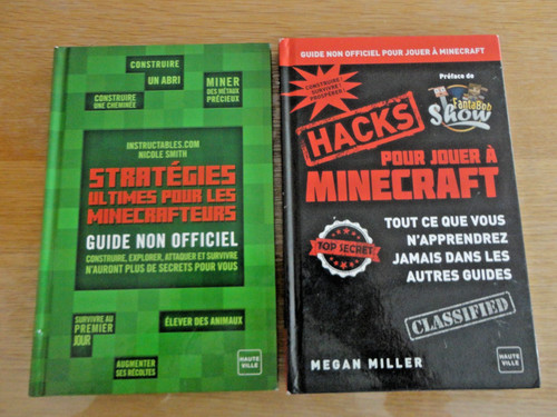Lot livres minecraft - lot,