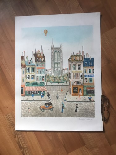 Litho numérotée signée - litho,