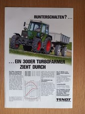 Fa. Fendt Original Advertisements