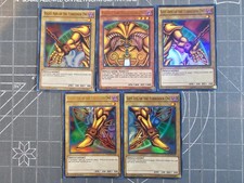 Exodia The Forbidden One YGLD Complete 5 Pieces Ultra Rare 1st Edition