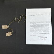 WW2 US ARMY DOG TAG PLAQUE IDENTITE US ARMY MISSING IN ACTION