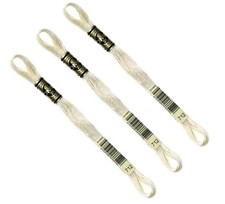 DMC 712 Lot 3 Échevettes Fils