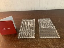 9 Lots of 2 Piccadilly Crystal Baccarat Model Tiles (Price of Two Tiles)