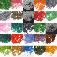 Rocailles Lot de 50 Tubes de 2 mm en Verre de 50 Couleurs Rondes 11/0 68000st...