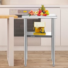 VEVOR Table de Travail Inox