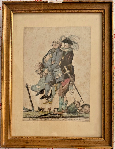 Gravure ancienne il faut - gravure,