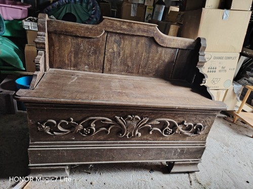 Banc coffre chêne - banc,
