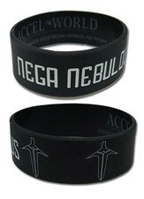 Accel Monde Nega Nebulus Noir Animé PVC Bracelet GE-54038
