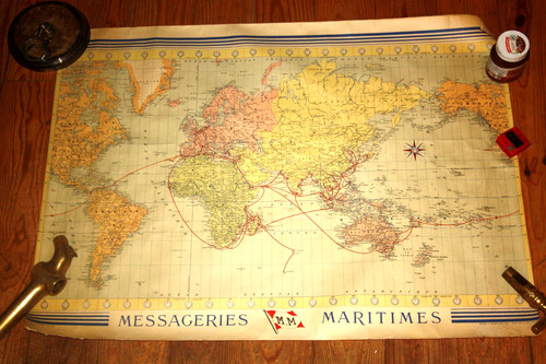 Ancienne affiche publicitaire - ancienne,