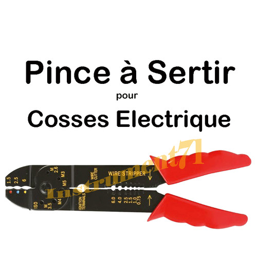 Pince sertir fonctions - à,