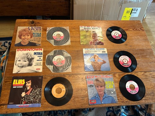 Lot vinyles 45t - vinyles, petula