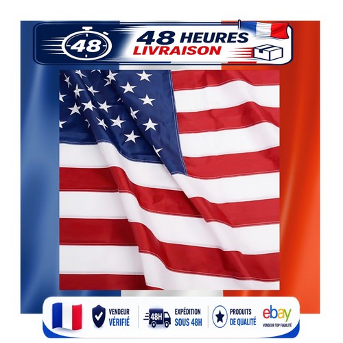 Drapeau américain usa 60x90 - américain,