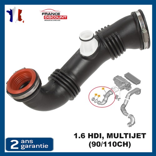 Tuyau raccord durite turbo - raccord,