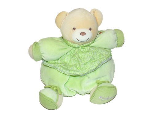 Doudou lapin vert kaloo - 25, cm