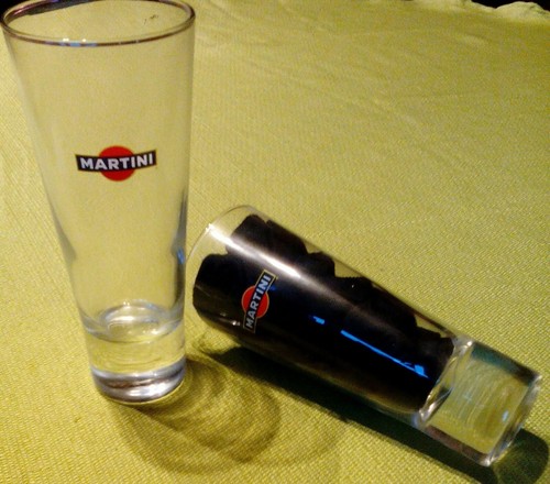 Verres martini model haut - verres, a
