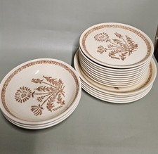 VINTAGE TOTAL SANDSTONE DANDELION PATTERN TABLEWARE SET / COLLECTION 