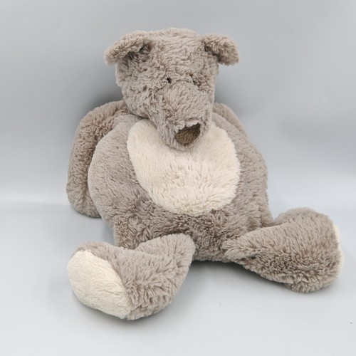 Doudou ours gris blanc - , igor