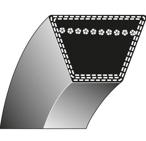 Courroie trapezoïdale pour - courroie,