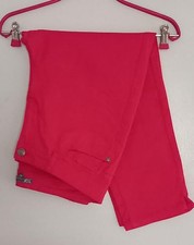 Jean court rouge T/42 "TQF