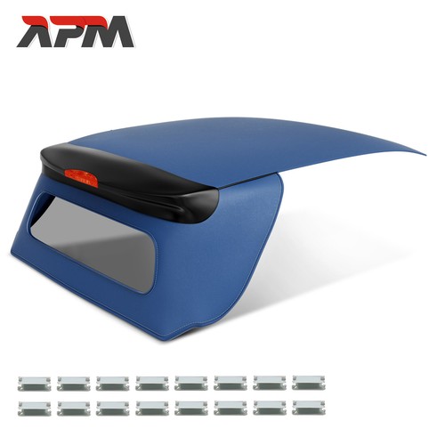 Capote souple bleue pour smart - capote,