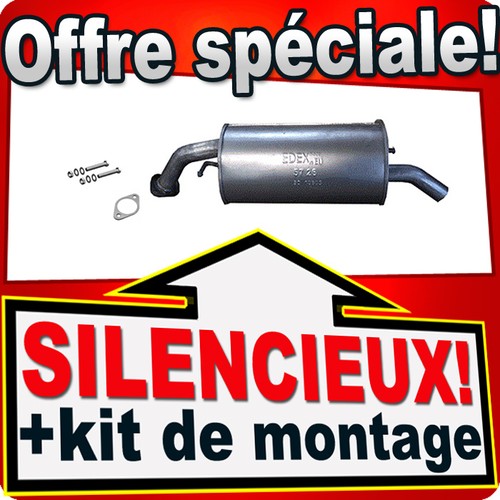 Silencieux arriere pour - silencieux,
