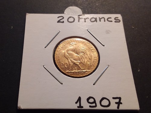 Francs coq 1907 - ,