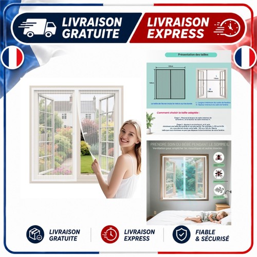 Moustiquaire porte fenetre - porte,