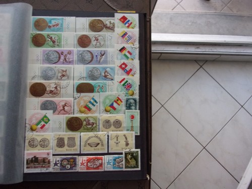 Hongrie lot timbres obl - lot,