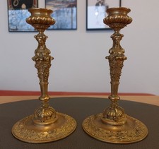 Bougeoirs Bronze Ancien