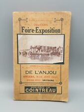 catalogue officiel deuxième Foire-Exposition de l'Anjou Angers 1925