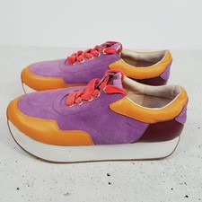 OBUS Womens Size EUR 40 Leather Precipice Platform Sneakers Trainers Shoes RARE