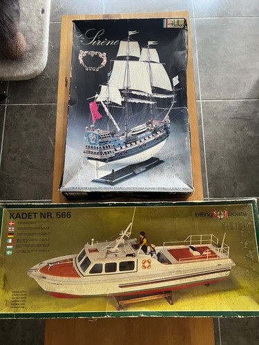 Boites maquettes incomplètes