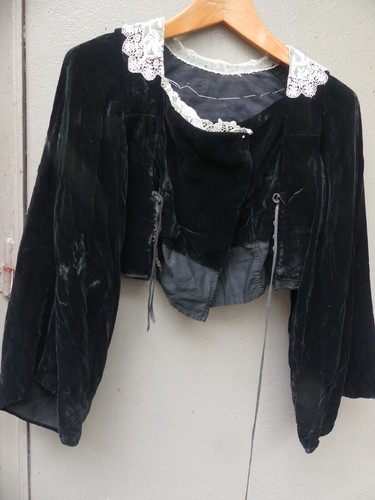 Breton costume black - , velvet