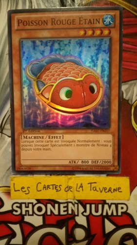 Carte poisson rouge - carte,