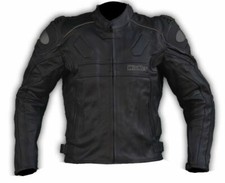 Veste En Cuir De Course Pour Moto Avec Protections Homologuées
