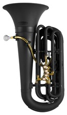Tuba Sib en Plastique Noir Mat Legere 4 Valves Perinet Housse Embouchure Set