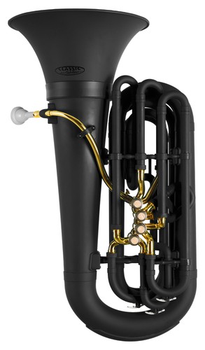 Tuba sib plastique noir mat - tuba,