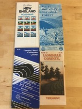 4 Lamoille & Chittenden Counties VT. New England & White Mt. Natl Forest Maps