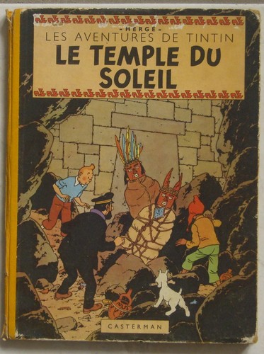 Tintin temple du soleil - tintin,