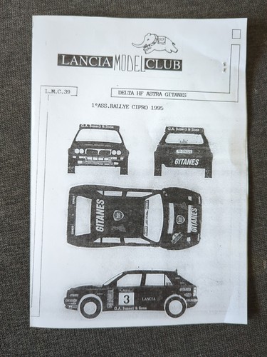 Decal lancia delta hf - 1/43,