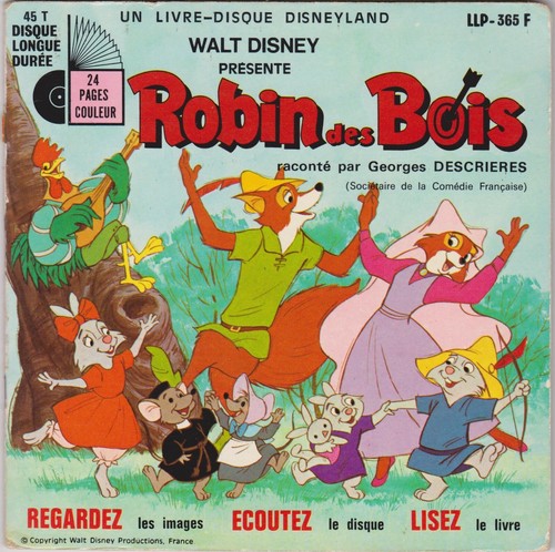 Robin des bois walt - des, disney